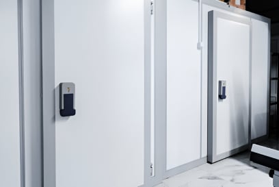 Cold room overview for supermarket client