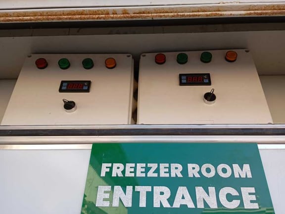 Large commercial cold room handover